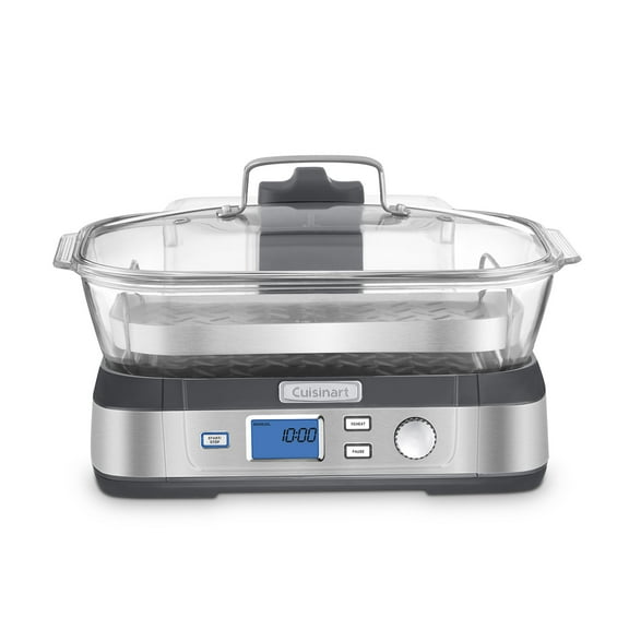 Digital Cook Fresh Digital Glass Steamer, Stainless Steel