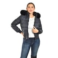 thumbnail image 1 of Chamarra con capucha desmontable Roman Fashion /Juvenil, 8026 (Negro) negro EG, 1 of 5