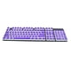 thumbnail image 5 of Juego de pudín, juego de teclas PBT de doble color de 104 teclas para teclado mecánico (solo, Púrpura B, 5 of 7