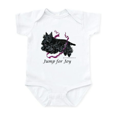 

CafePress - Jump For Joy Scottie Infant Bodysuit - Baby Light Bodysuit Size Newborn - 24 Months