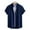 Navy, variant on Goodtrade8 Mens Short Sleeve T-Shirts Summer Work Button Plain Collared Button up Crew Neck Button up Casual Shirts for Men Outdoor