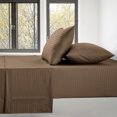 thumbnail image 6 of Lux Decor Collection Full Bedding Sheet Set - 16" Deep Pocket Sheets Set - Soft Microfiber Shrinkage & Fade Resistant, Easy Care Bed Sheets Set - Brown, 6 of 6