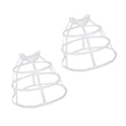 thumbnail image 1 of 2pcs Wedding Enagua Slip Crinoline Underskirt Nupcial Debajo Del 3-Hoop Colco Aro de vestido de novia, 1 of 8