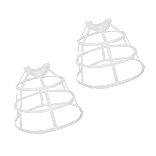 2pcs Wedding Enagua Slip Crinoline Underskirt Nupcial Debajo Del 3-Hoop Colco Aro de vestido de novia