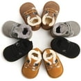 thumbnail image 3 of Infant Baby Girls Boys Booties Winter Newborn Warm Fur Lining Non-slip Soft Rubber Sole Newborn First Toddler Boots., 3 of 6