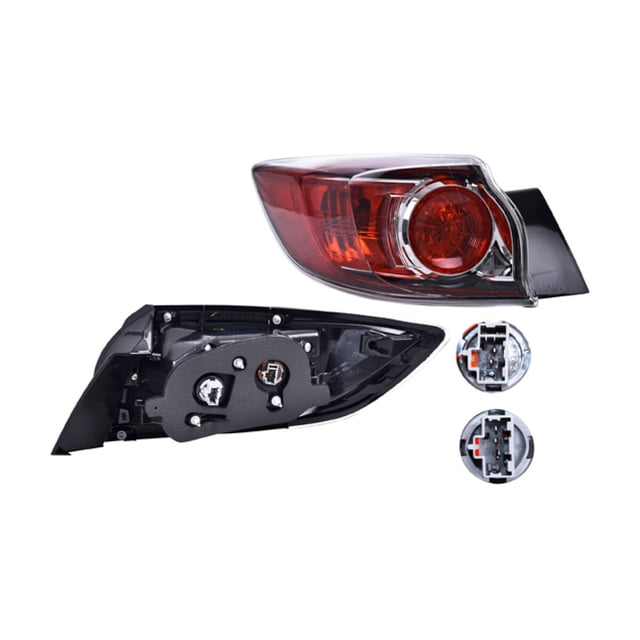 Calavera 3 2011 A 2013 Mazda Ext Izq S/Leds DEPO .