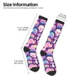 thumbnail image 2 of Sikiie cartoon rainbow Skull Knee Socks, High Socks Long Stretchy Sock Women Knee High Stocking, Long Socks for Women, 2 of 6