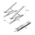 thumbnail image 3 of WOVTE Laptop Stand Adjustable Laptop Riser Ergonomic Laptop Tray for Tablet & Laptop (10inch - 15.6inch) for iPad, for MacBook Pro/Air, Surface Laptop, Samsung, HP Notebook, 3 of 7