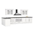 thumbnail image 2 of Dollhouse Kitchen Furniture, Dollhouse Kitchen Cabinet Openable Cabinet Door Simulation Life Scene Modern Style   Exquisite Craftsmanship  For Dining Room  , 2 of 8