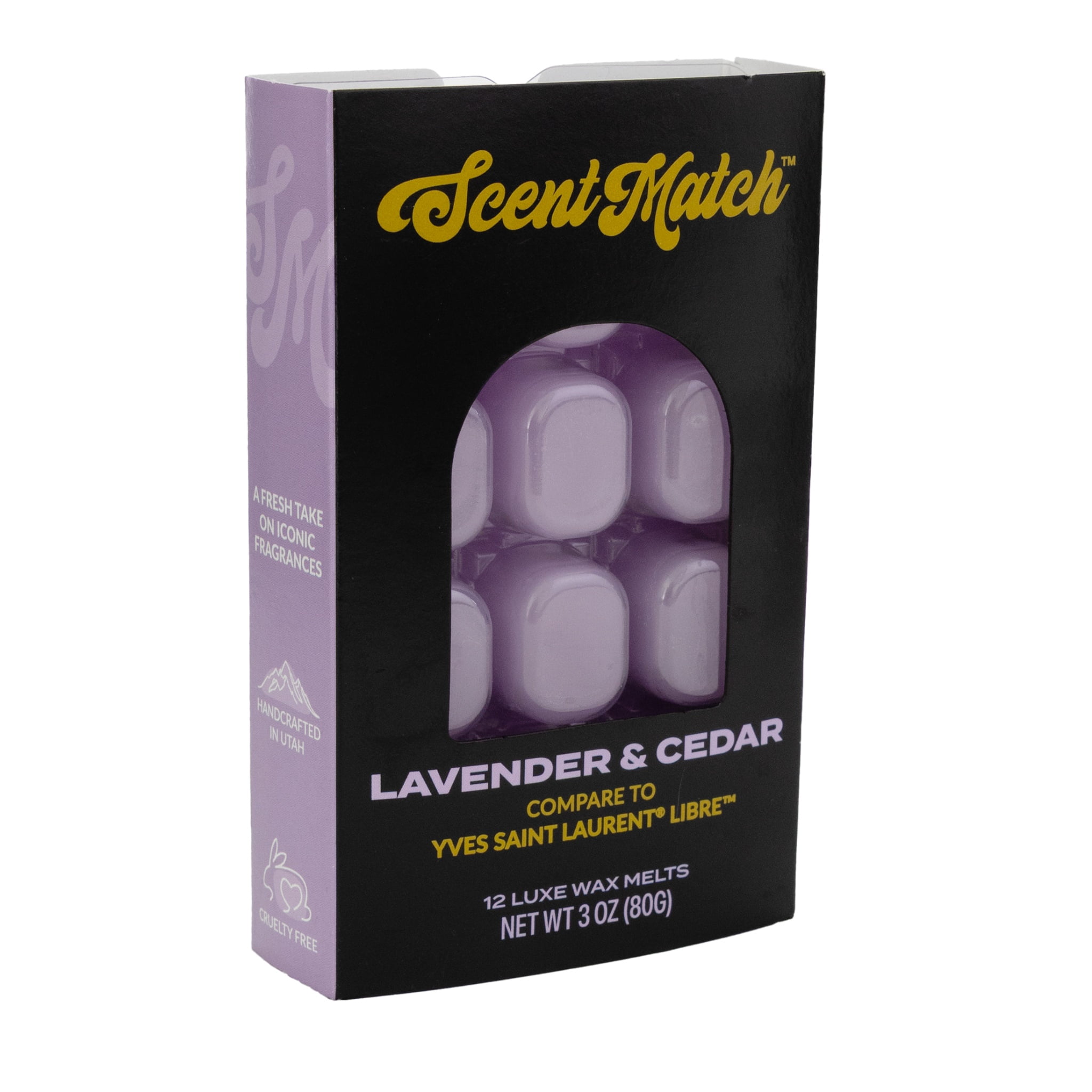 (3 pack) IllumiScents ScentMatch 3 oz Wax Melts Lavender & Cedar (compare to: Yves Saint Laurent - Libre)