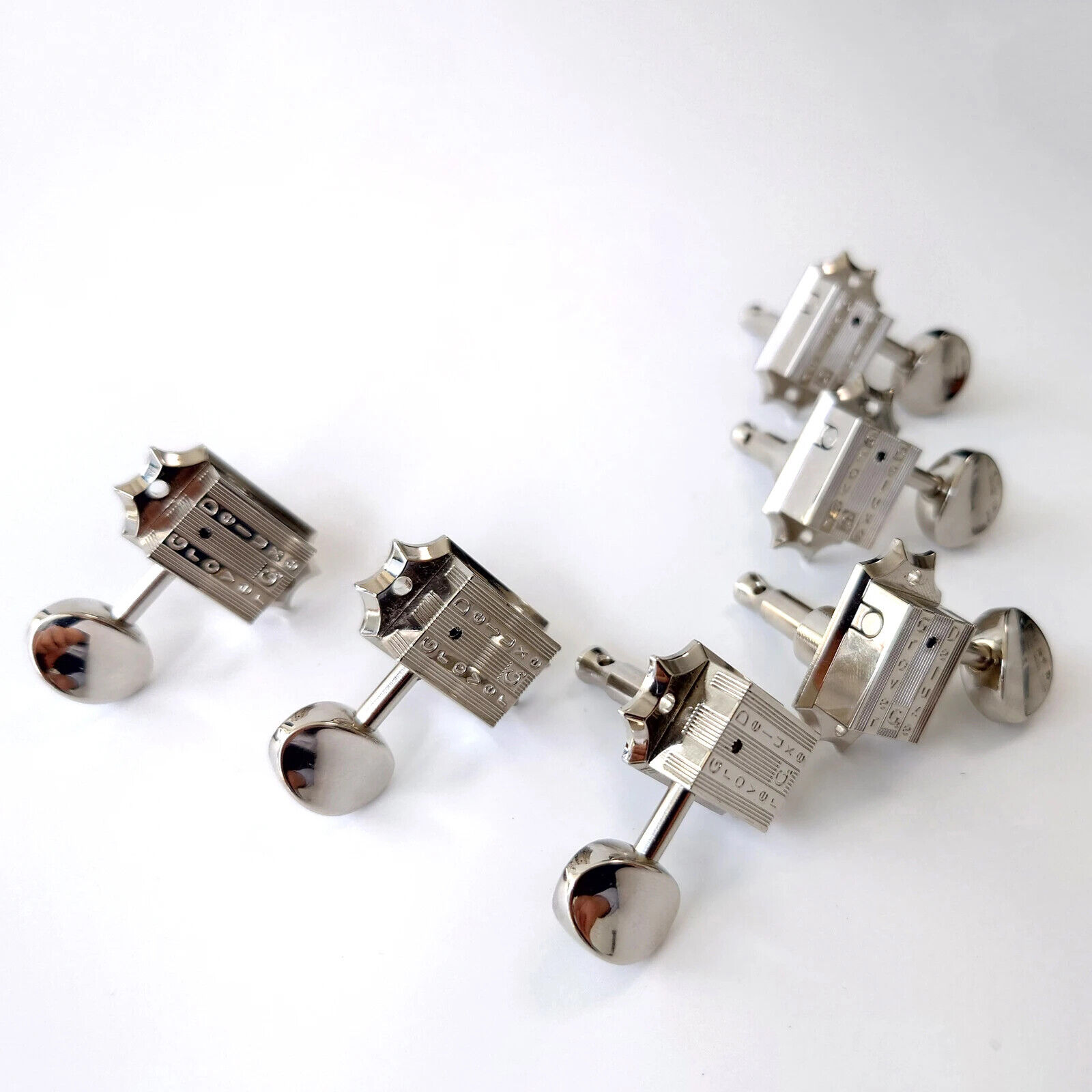 3L 3R Guitar Tuners 1 Set Deluxe Guitar Machine Heads Tuners Chrome