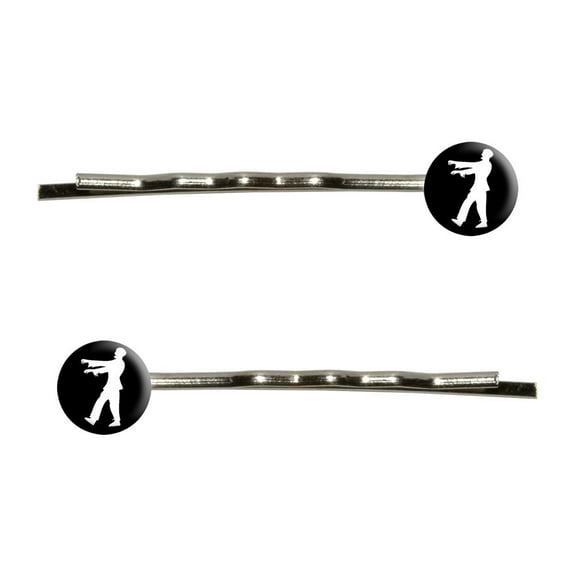 Zombie Walking Bobby Pin Hair Clips