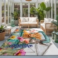 thumbnail image 2 of 8'x10' Area Rugs, Country Farm Indoor Outdoor Area Rug for Living Room Bedroom, Farmhouse Pig Cow Horse Truck Flowers Barn Washable Bathroom Rugs Kitchen Floor Carpet Mats Home Decor Aesthetic, 2 of 8
