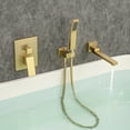 thumbnail image 3 of Rainlex Rainlex One-Handle 1-Spray Setting Brushed Gold Bathtub Shower Faucet, 3 of 11