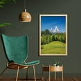 thumbnail image 2 of Germany Wall Art with Frame, Bavarian Alps Village of Berchtesgaden and Watzmann Germany, Printed Fabric Poster for Bathroom Living Room, 23" x 35", Forest Green Fern Green, by Ambesonne, 2 of 2