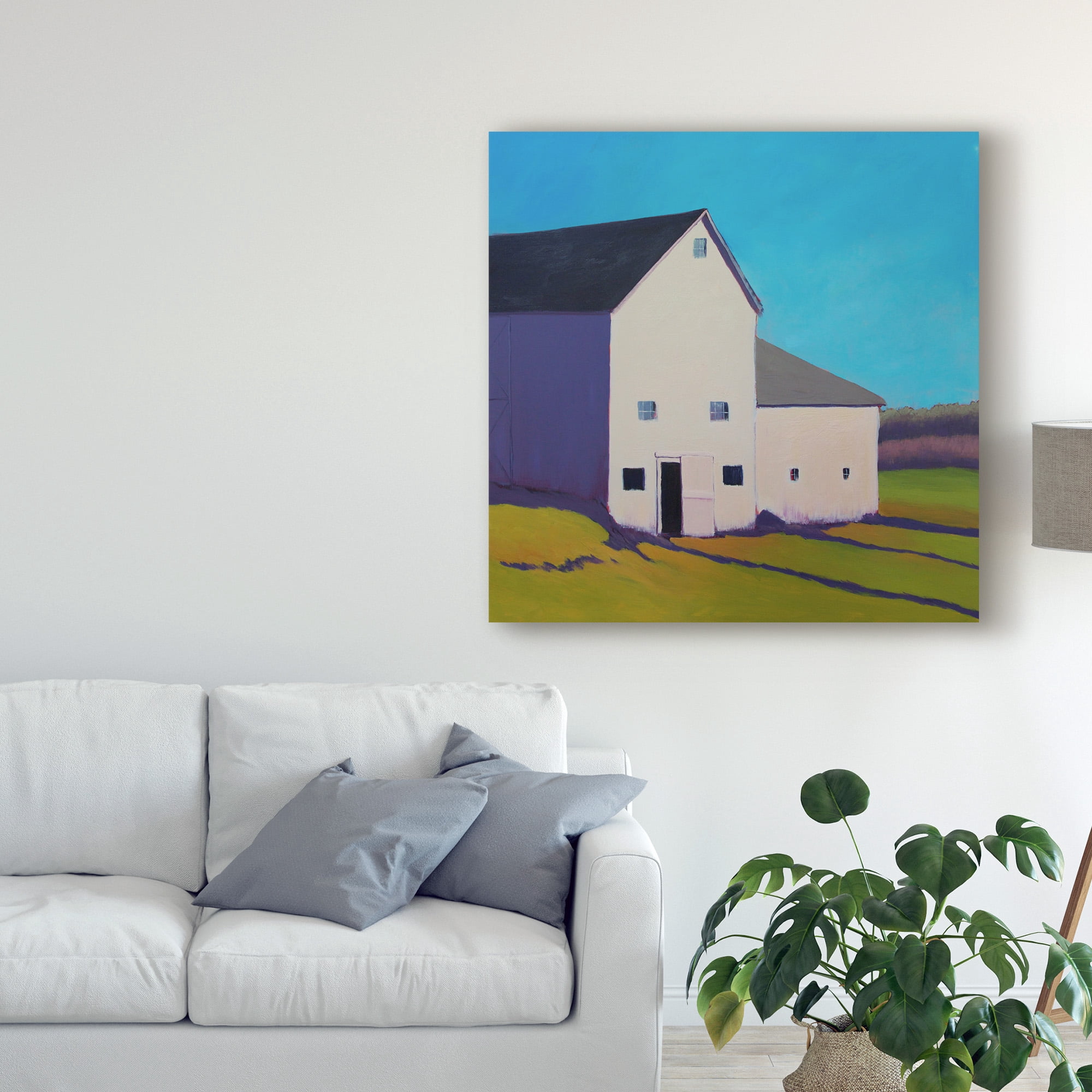 Trademark Fine Art 'Purple Shade' Canvas Art by Carol Young
