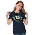 thumbnail image 3 of Funny Rather Be Fishing 24/7 Joke Men's Graphic T Shirt Tees Brisco Brands S, 3 of 4
