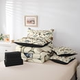 thumbnail image 6 of Manfei Hunting And Fishing 7-Piece Bedding Comforter Set,Deer Hunting Big Bass Pike Fish King Bedding Sets,Rustic Cabin Lake House Bedroom Room Decor Reversible, 6 of 7