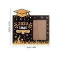 thumbnail image 2 of Wooden Photo Frame Grad Ornament Graduation Table Centerpiece Photo Display Holder, 2 of 5