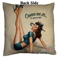 thumbnail image 2 of Funda de almohada ABPHQTO PIN UP GIRL-COME ON IN Reversible Sirena 40x40 cm, 2 of 2