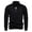 Black, variant on 2024 Men's Casual Solid Color Basic Top with Chest Pocket and Long Sleeve Zipper Design Oversized Pullover Long Sleeve Crewneck Casual Tops