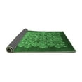 thumbnail image 2 of Ahgly Company Indoor Rectangle Oriental Emerald Green Industrial Area Rugs, 2' x 3', 2 of 4