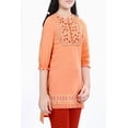 thumbnail image 1 of Girl's woven top Cadium orange, 1 of 5
