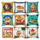 thumbnail image 1 of XWQ Funda de almohada auspiciosa de la funda de almohada de la funda de almohada del año nuevo de la funda de fondo de poliéster de melocotón de melocotón para el hogar XWQ 715087945, 1 of 6