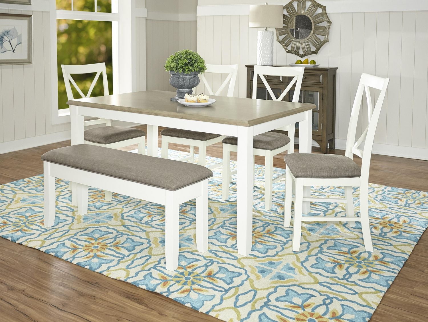 Lander Dining Table, Taupe