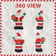 thumbnail image 5 of Fraser Hill Farm 10 ft Tall Santa Claus Holding Gift, Outdoor Blow-Up Christmas Inflatable with Lights and Storage Bag, FHFSANTA102-L, 5 of 12