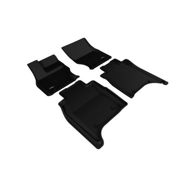 3D MAXpider KAGU Floor Mat (BLACK) compatible with LAND ROVER RANGE ROVER LONG WHEELBASE 2014-2017 - Full Set