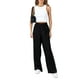 thumbnail image 2 of SAYOO Pantalones de pierna ancha casuales para mujer Pantalones sueltos básicos de cintura elástica de color sólido para mujer SAYOO  perder, 2 of 5