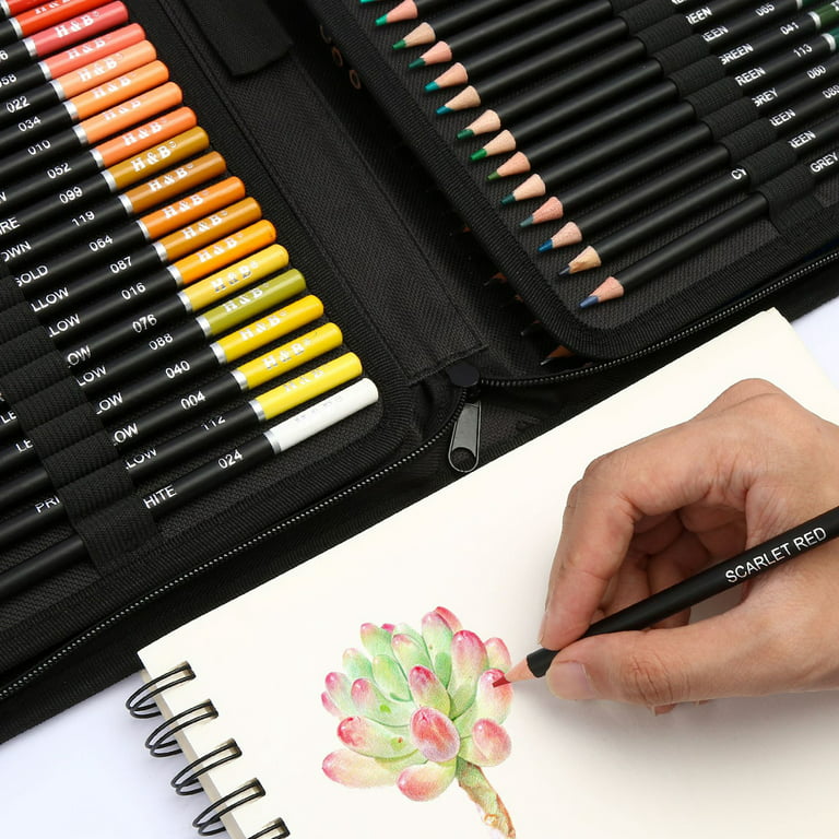 145pcs Professional Drawing Pencils And Sketch Art Supplies Oil