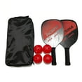 thumbnail image 1 of FlyFlise Pickleball Paddle Set Pickleball Rackets Ball Set 2 Rackets & 4 Pickleball Balls with Carrying Bag for Men Women, 1 of 6