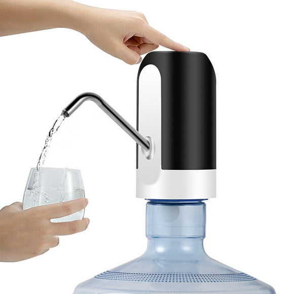 Water Bottle Dispenser Pump 5 Gallon Bottle Automatic Electric Drinking Water Jug Pump Waterproof USB Charging Water Dispensing Pump for Home Office Kitchen Camping Outdoor