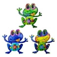 thumbnail image 5 of 3pc Frogs Decor, Outdoor Wall Art, Metal Frogs Wall Decor for Fence, Garden, Patio, Yard, Outside Gifts for Adult Clearance, 5 of 7