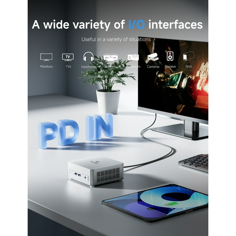 MINISFORUM DeskMini UM680 Slim Mini PC AMD Ryzen 7 6800H Small PC