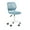 Black, variant on Homy Casa Ergonomic Task Chair Work Stool with Adjustable Height, 360° Swivel and Rolling Casters for Home Offices, Study Desks and Laptop Workstations
