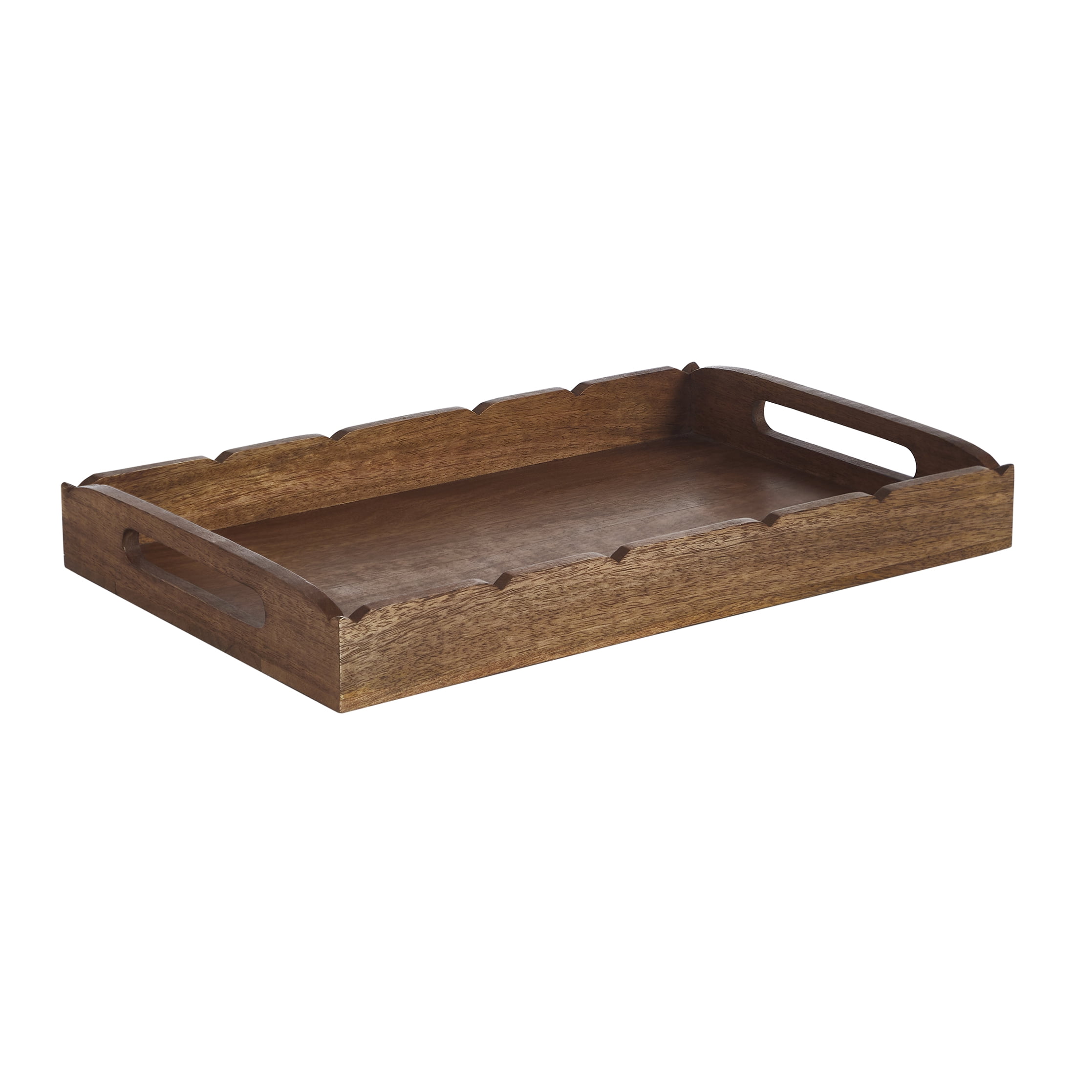 My Texas House 18" x 12" Natural Mango Wood Decorative Tray