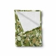 thumbnail image 2 of Camo Soft Flannel Fleece Throw Blanket, Sketchy Skulls and Crossbones Warning Sign Spooky Scary Horror Tile, Cozy Plush for Indoor and Outdoor Use, 70" x 90", Pale Green Pale Brown, by Ambesonne, 2 of 6