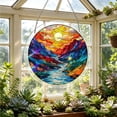 thumbnail image 6 of Acrylic Jigsaw Puzzle Suncatcher-Galactic Colorful Birds, Stained Glass Window Hanging, Home Decor Creative Mom Gifts, Birthday Gifts for Women,Wife, Sisters, Aunt, Besties 7.4in, 6 of 7