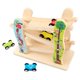 thumbnail image 2 of Rampa de coche de madera Montessori para niños, juguete de carreras, pista de estacionamiento, pista de carreras con 4 minicoches, regalos para niños// kaili Sencillez, 2 of 5