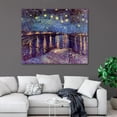 thumbnail image 4 of Cuadro Canvas Van Gogh Noche Estrellada Sobre El Rodano, 4 of 4