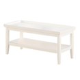 thumbnail image 3 of Convenience Concepts Ledgewood Table Basse avec Tablette Inférieure, Fini Bois Blanc, 3 of 5