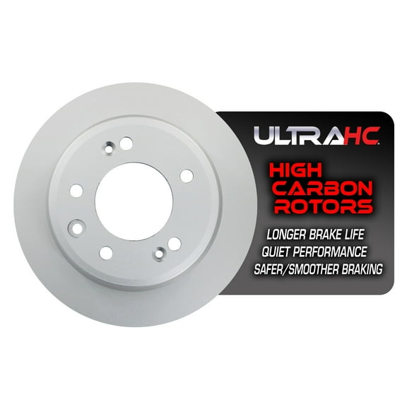 UltraHC Coated High Carbon Brake Rotor, Rear UR002412, Hyundai Elantra 2012-2009