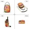 thumbnail image 3 of FORMRS Crossbody Bag for Women Shoulder Cell Phone Purse with Zipper, Pink Abstract Floral, 3 of 7