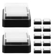 thumbnail image 1 of Miangastore 12pcs Office Finger Ink Pads Multi-functional Stamp Ink Pads Diy Blank Stamp Pads, 1 of 8