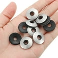 thumbnail image 5 of Uxcell 6.3x19mm 201 Stainless Steel EPDM Bonded Sealing Neoprene Rubber Washers, 100 Pieces, 5 of 6