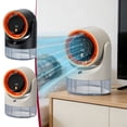 thumbnail image 7 of COM1950s Portable Air Conditioner Fan, Personal Air Cooler with Ice-Cooling Breeze, 5 Speeds USB Rechargeable Desktop Cooling Fan for Office Home Bedroom, Quiet Desk Fan, 7 of 7