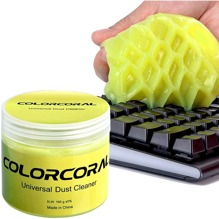  COLORCORAL Cleaning Gel Universal Dust Cleaner for PC Keyboard  Cleaning Car Detailing Laptop Dusting Home and Office Electronics Cleaning  Kit Computer Dust Remover from 160g : Electronics